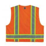 NEW Ergodyne GloWear 8248Z Two-Tone Surveyors Vest - Type R, Class 2, Zipper - ORANGE - 2XL/3XL