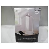 NEW LAMPz®15.5in Soho Desk Lamp with Charging Port - White
