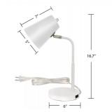 NEW LAMPz®15.5in Soho Desk Lamp with Charging Port - White