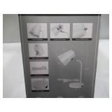 NEW LAMPz®15.5in Soho Desk Lamp with Charging Port - White