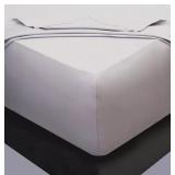 NEW Social Standard by Sanctuary Recycled Polyester Sheet Set - King Size - Smoke