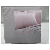 NEW Social Standard by Sanctuary Recycled Polyester Sheet Set - King Size - Smoke