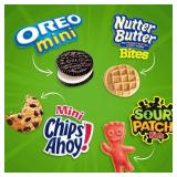 NEW 32 Variety Pack of Cookies and Candy Treats - Oreo, Sour Patch Kids, Chips Ahoy, Nutter Butter