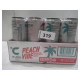 NEW CELSIUS Sparkling Peach Vibe, Functional Essential Energy Drink 12 Fl Oz (Pack of 12)