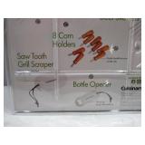 NEW Cuisinart 20-Piece Wooden Handle Grill Set