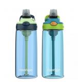 NEW Contigo® Kids 20-oz Water Bottle with AUTOSPOUT® Lid, 2-Pack - Blue/Teal