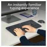 NEW Logitech MK540 Advanced Wireless Keyboard and Mouse Combo for Windows, 2.4 GHz Unifying USB-Receiver