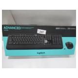 NEW Logitech MK540 Advanced Wireless Keyboard and Mouse Combo for Windows, 2.4 GHz Unifying USB-Receiver