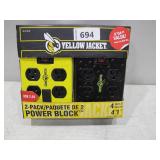 NEW Yellow Jacket Power Block (2 pk.) - Black and Yellow