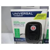 Pair of Universal by Chamberlain 2 Button Garage Door Remotes - Black