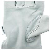 NEW Plainsman Cold Weather Work Gloves, Fleece Lining, Premium Cowhide Leather, Medium, 2 Pairs