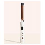 BELISA By LUNATA CORDLESS 1" CURLING IRON with Clip - White