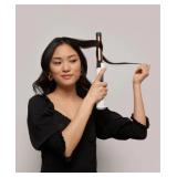 BELISA By LUNATA CORDLESS 1" CURLING IRON with Clip - White