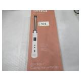 BELISA By LUNATA CORDLESS 1" CURLING IRON with Clip - White