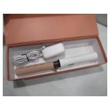 BELISA By LUNATA CORDLESS 1" CURLING IRON with Clip - White