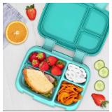 NEW Bentgo Fresh (Blue/Green 2 PACK) Leak-Proof, Versatile 4-Compartment Bento-Style Lunch Box