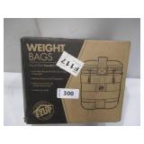 NEW E-Z UP Fillable Weight Bag Set of 4, Holds up to 25 lbs. Each, Steel Gray