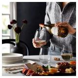 NEW Members Mark 8 Piece Crystal Stemless Wine Glass Set - 19 oz Capacity