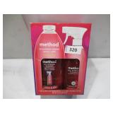 NEW Method All Purpose Cleaner, Pink Grapefruit, 28 fl. oz. Spray Bottle + Refill, Total 96 fl. oz.