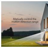 NEW Wasserstein Wired Smart Floodlight - Motion Sensor and Timer Control (White)