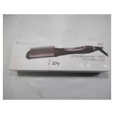 Brookstone Powershine Pro Hot Brush - Professional Grade Hair Dryer Brush with Anti-Scald Bristle Design