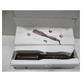 Brookstone Powershine Pro Hot Brush - Professional Grade Hair Dryer Brush with Anti-Scald Bristle Design