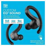JLab JBuds Air Sport True Wireless Bluetooth Earbuds + Charging Case, Black, IP66 Sweat Resistance, Class 1 Bluetooth 5.0 Connection, 3 EQ Sound Settings