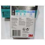 NEW 3 Pack of 3M Rapid Removal 3" Power Sanding Belts - 80 Grit (3in x 18in)