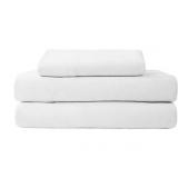 NEW Member’s Mark 3-Pc. White Jersey Sheet Set - Twin / Twin XL