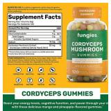 NEW  Fungies Cordyceps Mushroom Gummies 120 ct. - Mango Pineapple