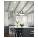 NEW 2 Pack of Generation Lighting 14300S-15 Unlimited 6" Traverse Round Led, White