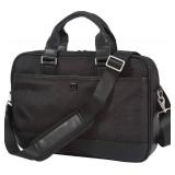 NEW Platinum - Laptop Briefcase with Shoulder Strap - Black