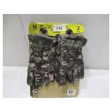 NEW Plainsman All-Purpose Gloves Premium Cabretta Leather, Camouflage, 2 Pairs - MEDIUM