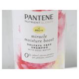 NEW Pantene Pro-V Miracle Moisture Boost with Rose Water Shampoo, 30 Fluid Ounce
