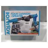 NEW  Aqua Joe 2-in-1 Hose-Powered Adjustable Foam Cannon Spray Gun Blaster