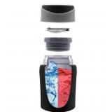 NEW High Sierra 2-Pack Vacuum Insulated Stainless Steel Food Jars, 24 oz. - Black/White