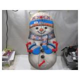 Snow Buddy Sno-Storm 36" Kiddy Sled with Tow Rope and Handles - Snowman
