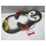 NEW Snow Buddy Sno-Storm 36" Kiddy Sled with Tow Rope and Handles - Penguin