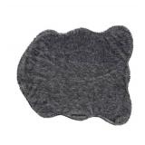 NEW Brentwood Originals, Faux Fur Memory Foam Pet Mat, 35" x 40" - Charcoal