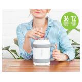 NEW REDUCE 50 oz Mug Tumbler with Handle and Straw - Stainless Steel, Sip-It-Your-Way Lid - Cold up to 36 Hours - Sweat Proof, Dishwasher Safe, BPA Free