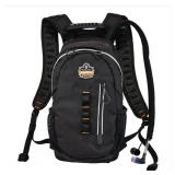 NEW Ergodyne Chill-Its 5157 Hydration Backpack, Cargo Pack with Storage, 3 Liter Bladder, Breakaway Shoulder Straps - BLACK