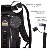 NEW Ergodyne Chill-Its 5157 Hydration Backpack, Cargo Pack with Storage, 3 Liter Bladder, Breakaway Shoulder Straps - BLACK