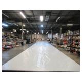 NEW Vinyl Tarp Roll -  Black / White Vinyl tarp - 9 oz. Lightweight Duty - 16.33 Ft by 110 Yards - (Roughly 5350 Sq Ft Coverage)