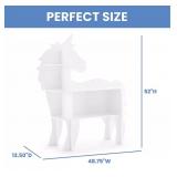 Delta Children Unicorn Shaped Bookcase, White - Assembled