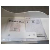 Delta Children Unicorn Shaped Bookcase, White - Assembled