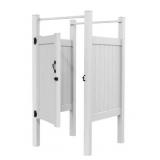 LIQUID SUNSHINE OUTDOOR PRODUCTS 4 ft. x 4ft. Vinyl Outdoor Shower Enclosure