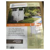 LIQUID SUNSHINE OUTDOOR PRODUCTS 4 ft. x 4ft. Vinyl Outdoor Shower Enclosure