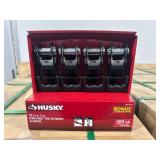 HUSKY Lot of 4 Cases of- 12 ft. x 1 in. Ratchet Tie Down with S Hook (4-Pack) (30 packs of 4 per case)
