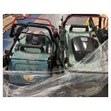 Pallet of 8 Cordless Lawn Mowers by RYOBI & MAKITA (TOOL ONLY)