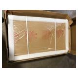 Hampton Bay Fordham 46 in. W 45000 Btu Brown Steel Propane Outdoor Fire Pit Table with Lava Rocks Customer Returns See Pictures